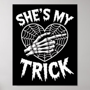 Sie ist meine Leckerei Funny Halloween Matching Co Poster