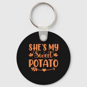 Sie ist meine süße Potato Herbst Erntedank Paare Schlüsselanhänger