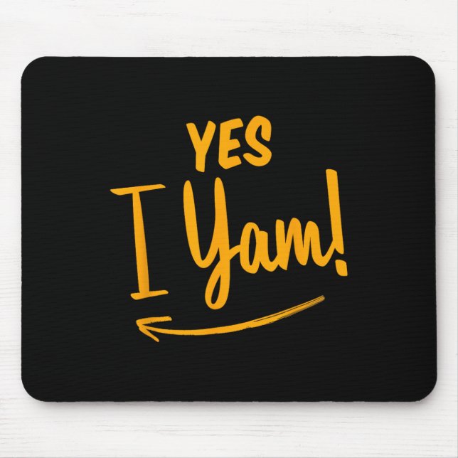 Sie ist meine süße Potato I Yam Matching Couple Da Mousepad (Vorne)