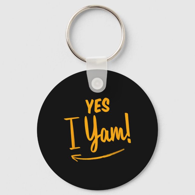 Sie ist meine süße Potato I Yam Matching Couple Da Schlüsselanhänger (Vorderseite)