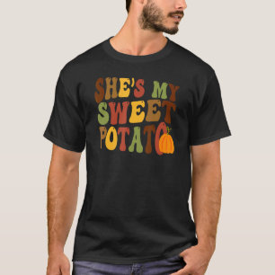 Sie ist meine Süßkartoffel I Yam Set passende Paar T-Shirt
