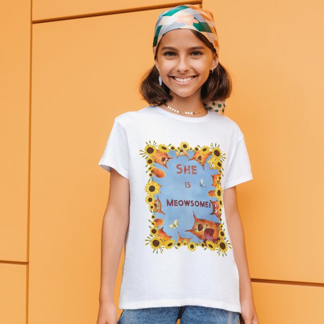 Sie ist Meowsome! T-Shirt (Von Creator hochgeladen)
