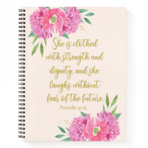 Sie ist mit einem Starkbibelverse bekleidet