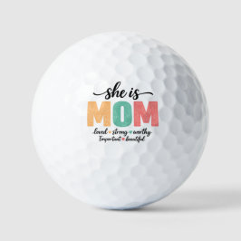 Sie ist Mom Golfbälle