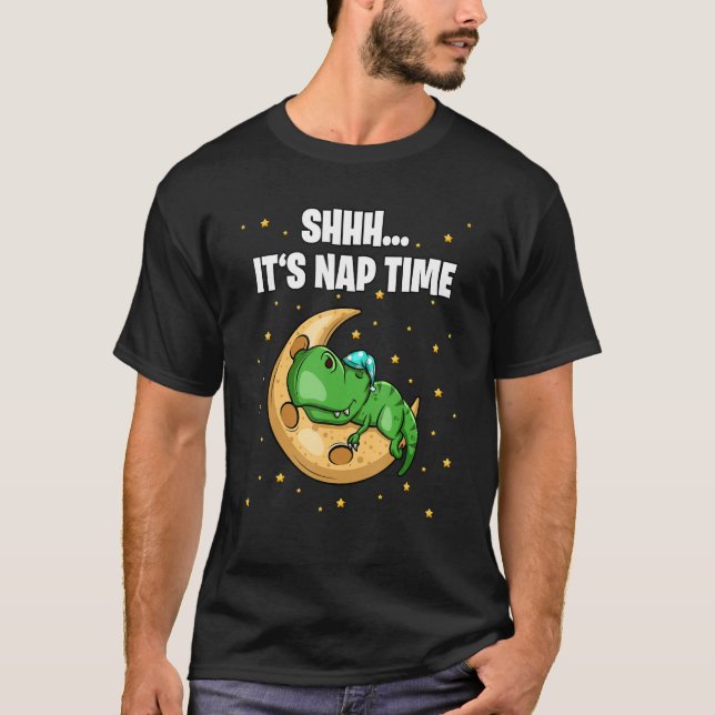 Sie ist Nickerchen Time Sleepy Rex T-Shirt (Vorderseite)