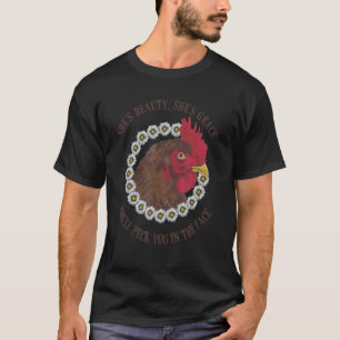 Sie ist so nett, dass sie dich im Gefechtshuhn klo T-Shirt