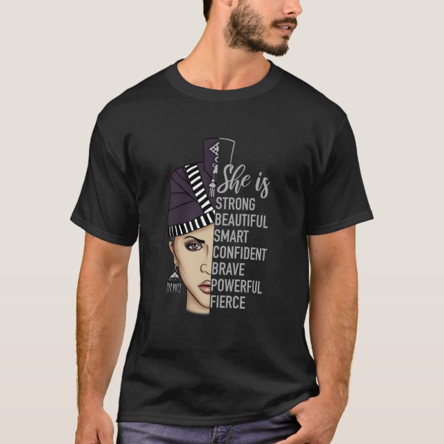 Sie ist stark schöne Hmong T-Shirt (Vorderseite)