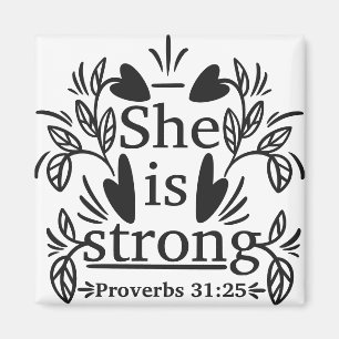 sie ist stark.svg magnet