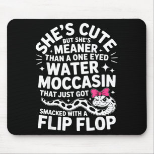 Sie ist süß, aber sie ist gemeiner als ein einäugi mousepad