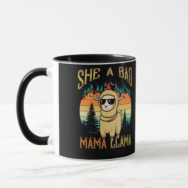 Sie ist Vintag ein schlechter Muttertag Tasse (Links)