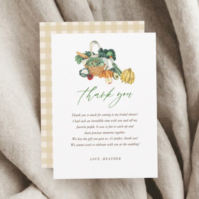 Sie ist vom Brautparty des Marktes abgeschnitten Dankeskarte (Von Creator hochgeladen)