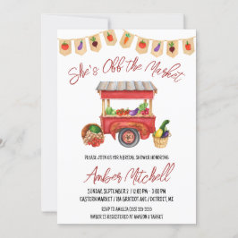 Sie ist vom Brautparty des Marktes abgeschnitten Einladung