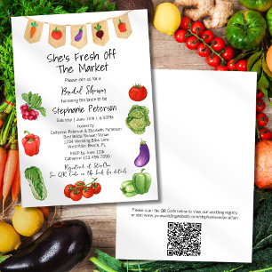 Sie ist vom Brautparty des QR-Kodex für den Markt Einladung