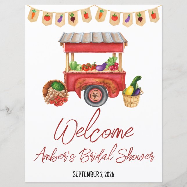 Sie ist vom Brautparty willkommen (Vorderseite)