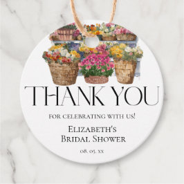 Sie ist vom Markt Blume Shop Vielen Dank Geschenkanhänger