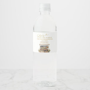 Sie ist vom Markt Brautparty Flasche Etikett