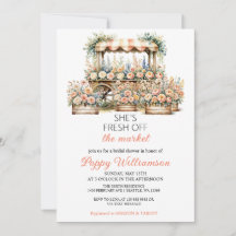 Sie ist vom Markt der Brautdusche eingeladen