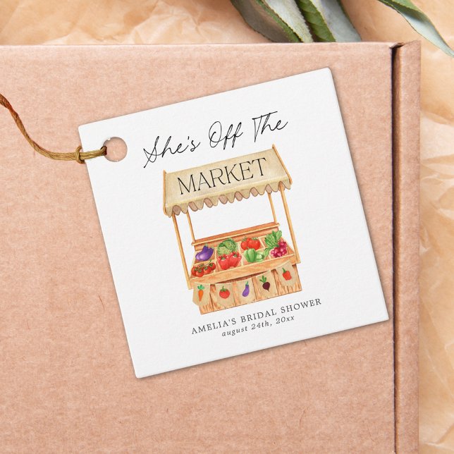 Sie ist vom Markt weg Geschenkanhänger (Von Creator hochgeladen)