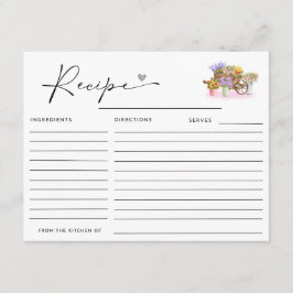 SIE IST VOM MARKTBLUMENREZEPT AUSGESCHLOSSEN BEGLEITKARTE