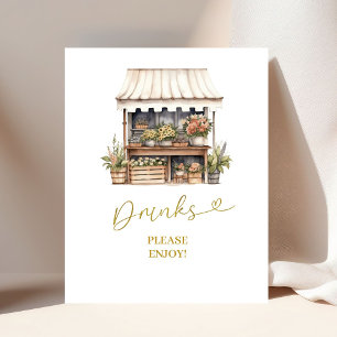 Sie ist vom Party "Drinks" abgeschnitten Poster