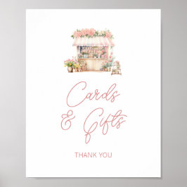 Sie ist von den Brautparty-Karten und Geschenke we Poster