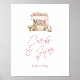 Sie ist von den Brautparty-Karten und Geschenke we Poster