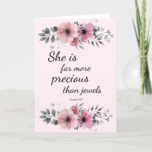 Sie ist weitaus Wertvoller als Juwelen Karte