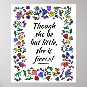 Sie ist wild (18x24) poster