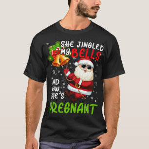 Sie jingled meine Glocken schwangere Niedliche Wei T-Shirt