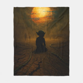 Sie kamen, als die Sonne schmolz Fleecedecke