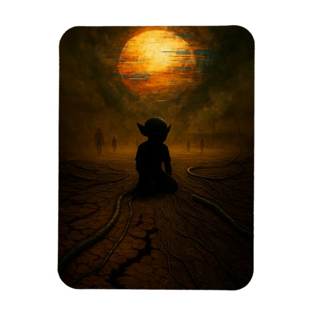 Sie kamen, als die Sonne schmolz Magnet (Vertikal)