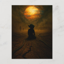 Sie kamen, als die Sonne schmolz Postkarte