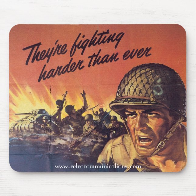 "Sie kämpfen härter als je zuvor" Mousepad (Vorne)