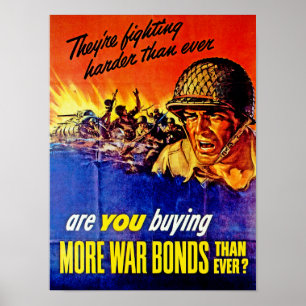 Sie kämpfen härter denn je poster