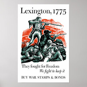 Sie kämpften für Freiheit, um sie Behalten - WW2 Poster