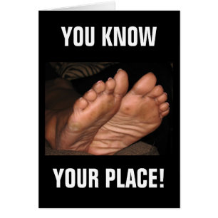 SIE KENNEN IHREN PLATZ!