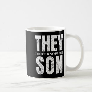Sie kennen mich nicht Sohn Bodybuilder Workout Gym Kaffeetasse