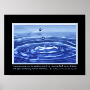 Sie kennen nie Zitat-Plakat B J Palmer Poster