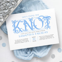 Sie knüpft den Knoten Dusty Blue Bow Brautparty