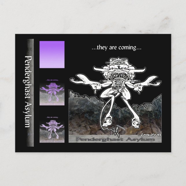 Sie kommen auf Postkarte (Vorderseite)