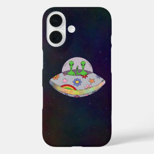Sie kommen in Peace UFO iPhone 16 Hülle