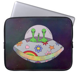Sie kommen in Peace UFO Laptopschutzhülle