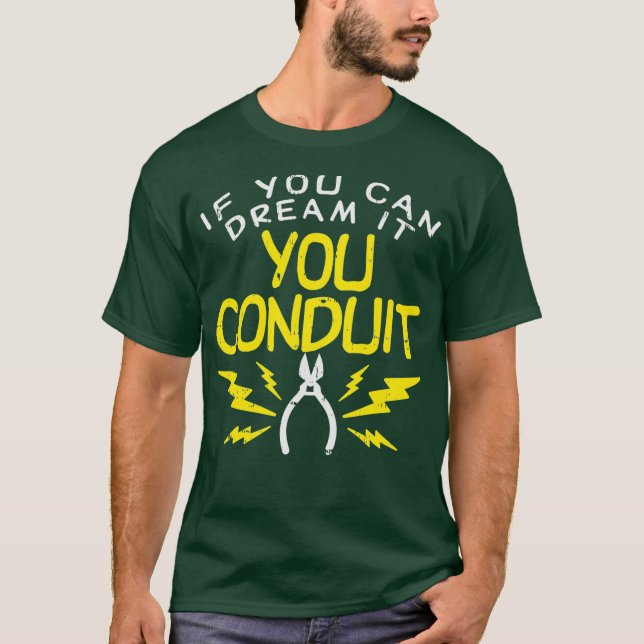 Sie konduit Funny Pun Electrical Engineer Geschenk T-Shirt (Vorderseite)