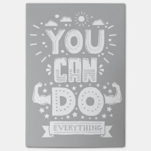 Sie können alles tun post-it klebezettel
