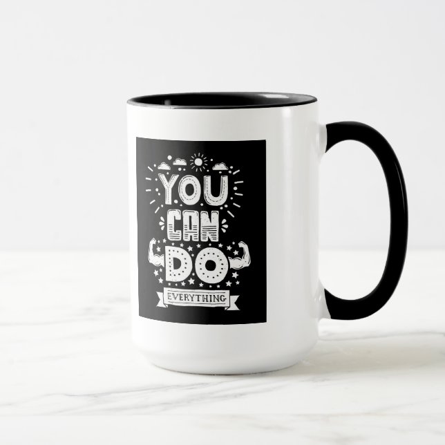 Sie können alles tun tasse (Rechts)