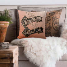 Sie können alles Zitat Terracotta Rosa tun