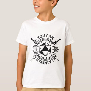 Sie können auf jeden Fall Fantasy-Tabletop-Rollens T-Shirt