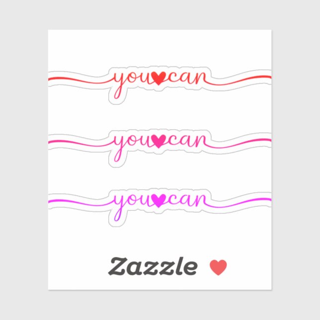 Sie können aufkleber (Blatt)