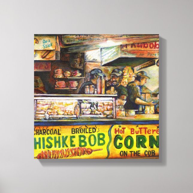 Sie können damit nicht mithalten leinwanddruck (Vorderseite)