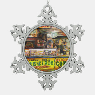 Sie können damit nicht mithalten schneeflocken Zinn-Ornament